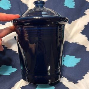 Fiestaware 1 qt Covered Ceramic Canister